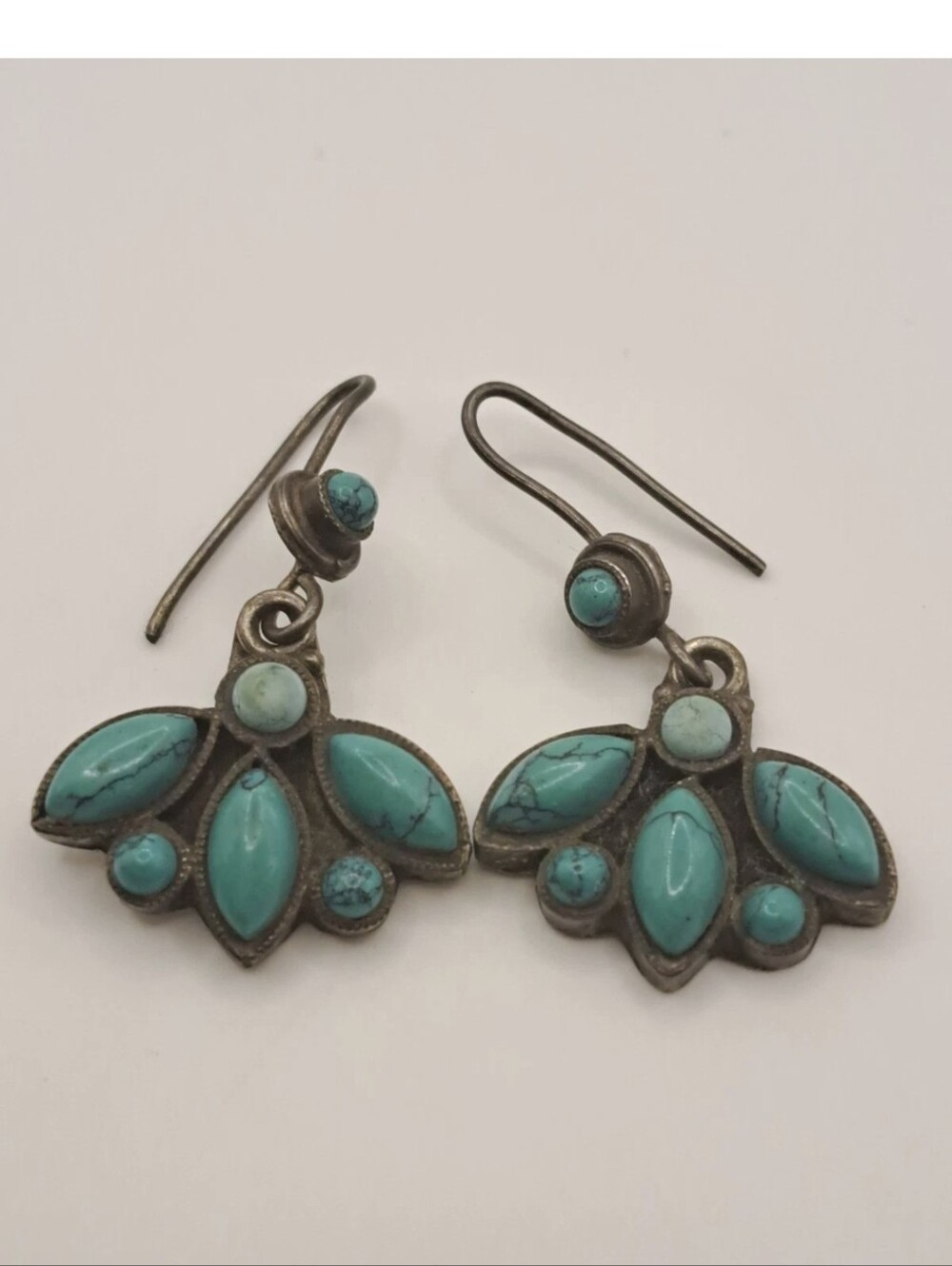 Sterling Silver & Turquoise Dangle Earrings